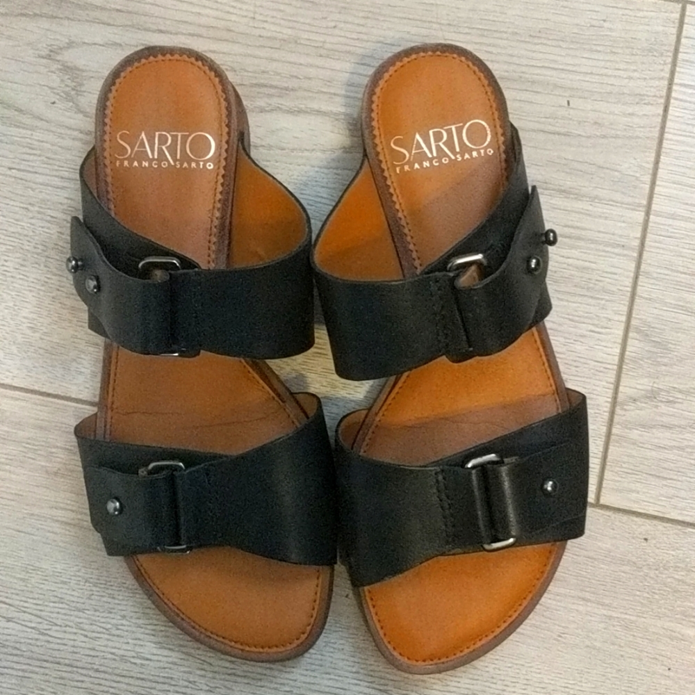 Franco Sarto Leather Sandals